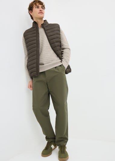 Stone Open Neck Polo Top