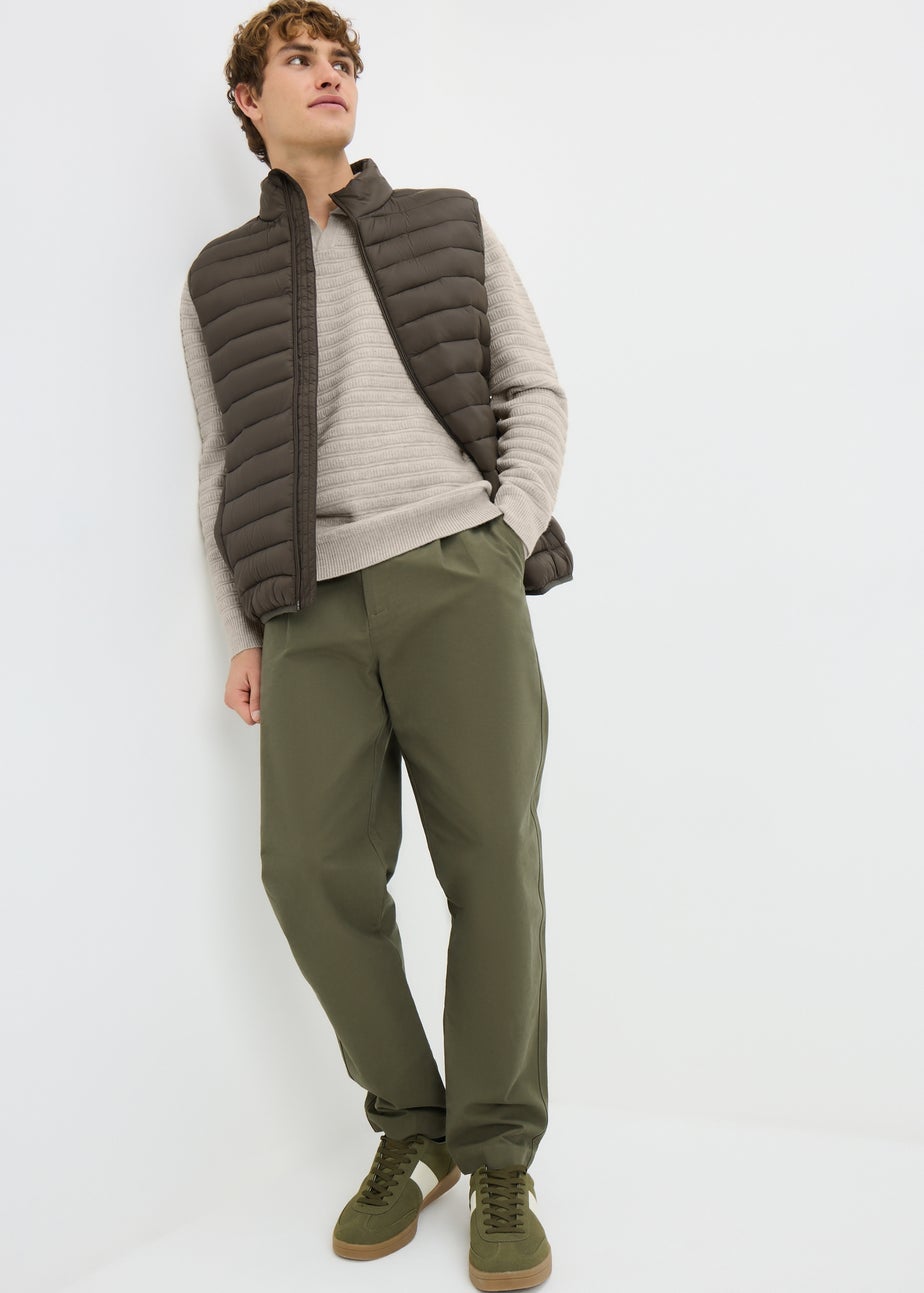 Stone Open Neck Polo Top