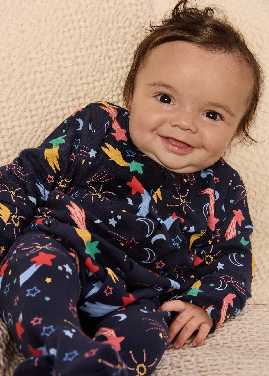 Alder Hey Baby Navy Sleepsuit (Newborn-23mths)