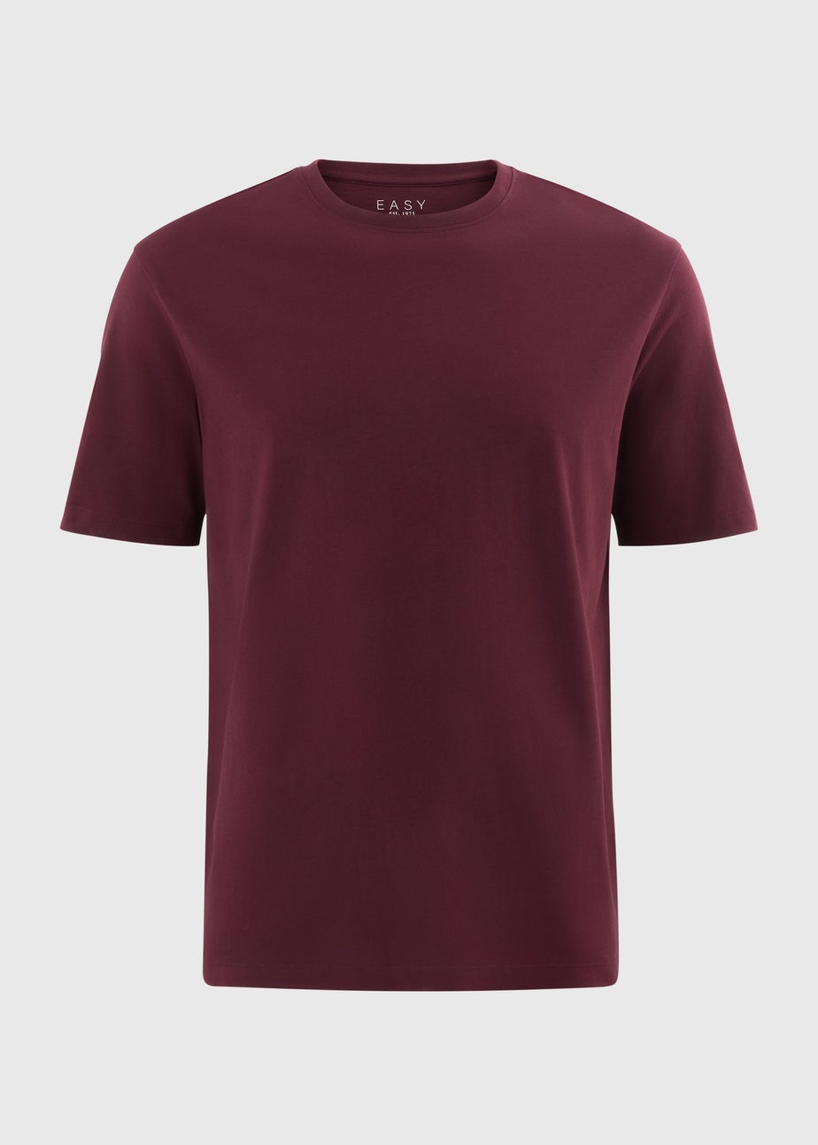 Burgundy Essential Crew T-Shirt