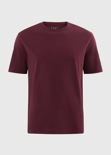 Burgundy Essential Crew T-Shirt