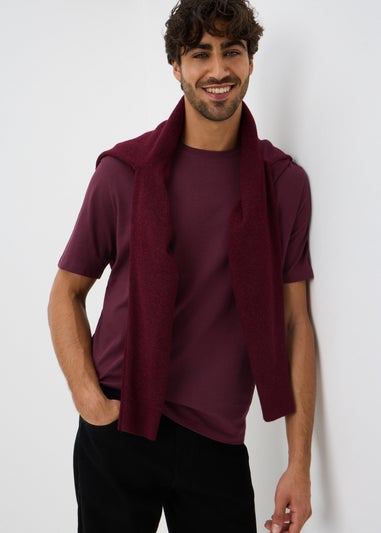 Burgundy Essential Crew T-Shirt