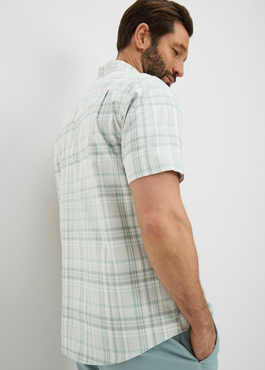 Lincoln Green Check Washed Shirt