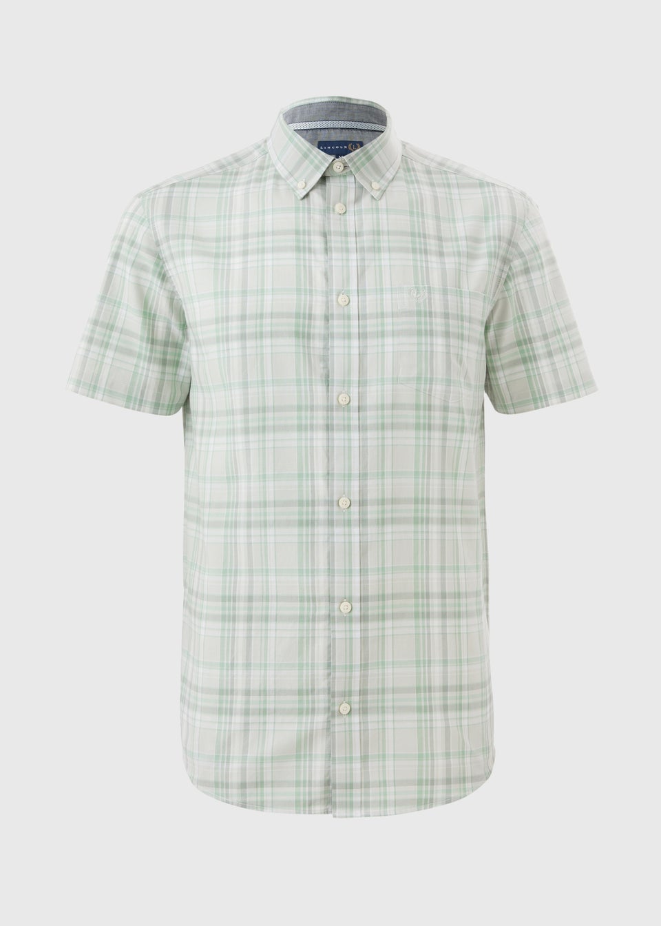 Lincoln Green Check Washed Shirt