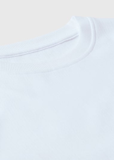 2 Pack Boys White Long Sleeve Tops