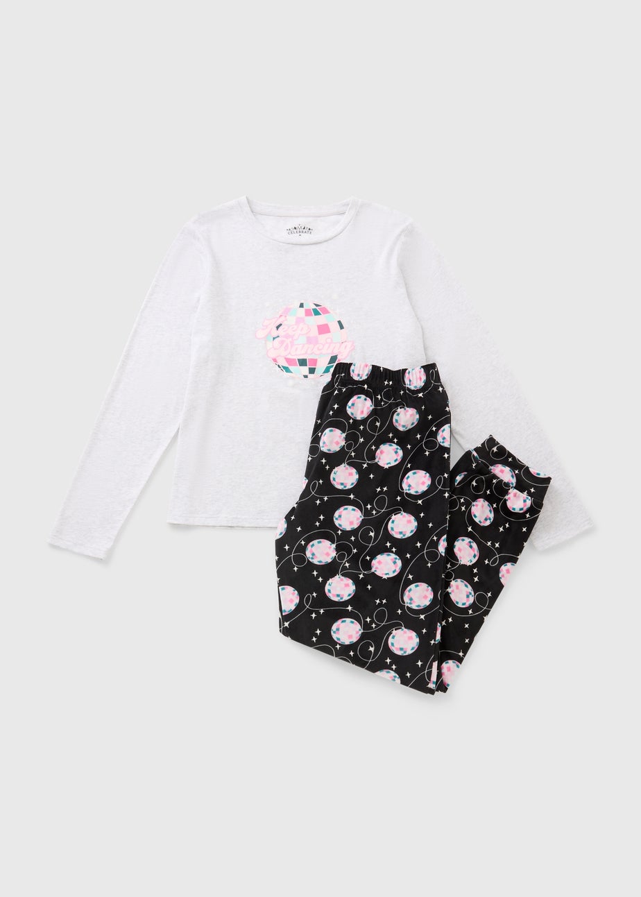 Black & White Disco Mini Me Pyjama Set