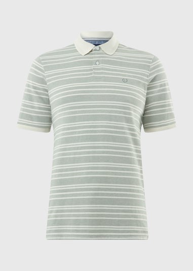 Lincoln Sage Stripe Polo Shirt