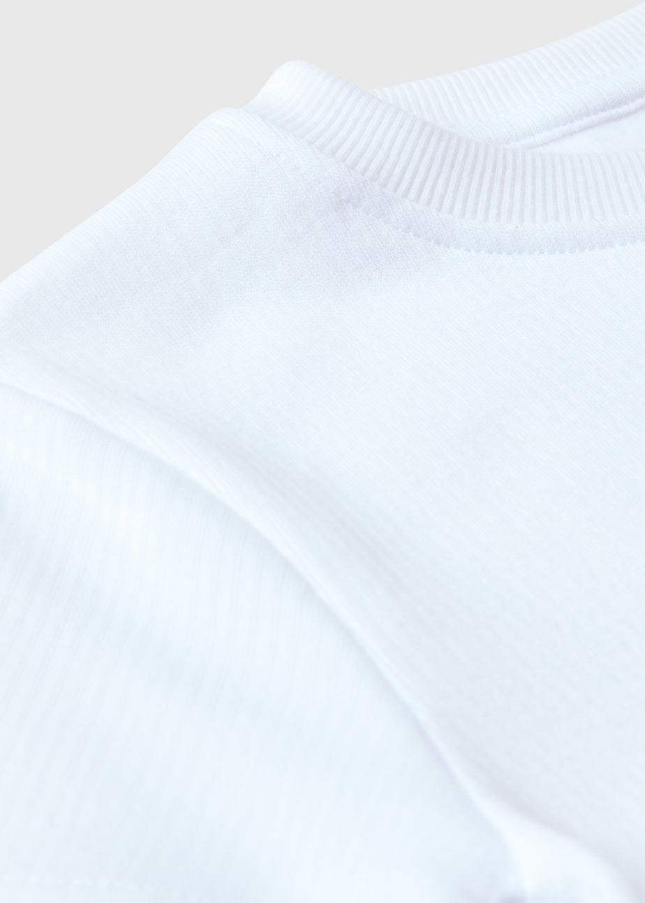 2 Pack Boys White Thermal T-Shirts (2-13yrs)