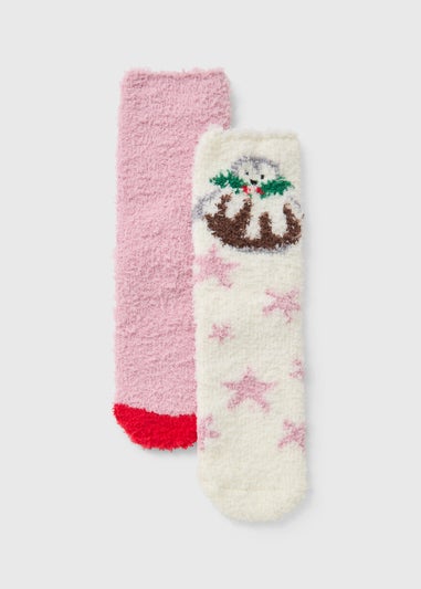 2 Pack Penguin Cosy Socks