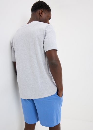 Blue Basic Short Pyjama Set