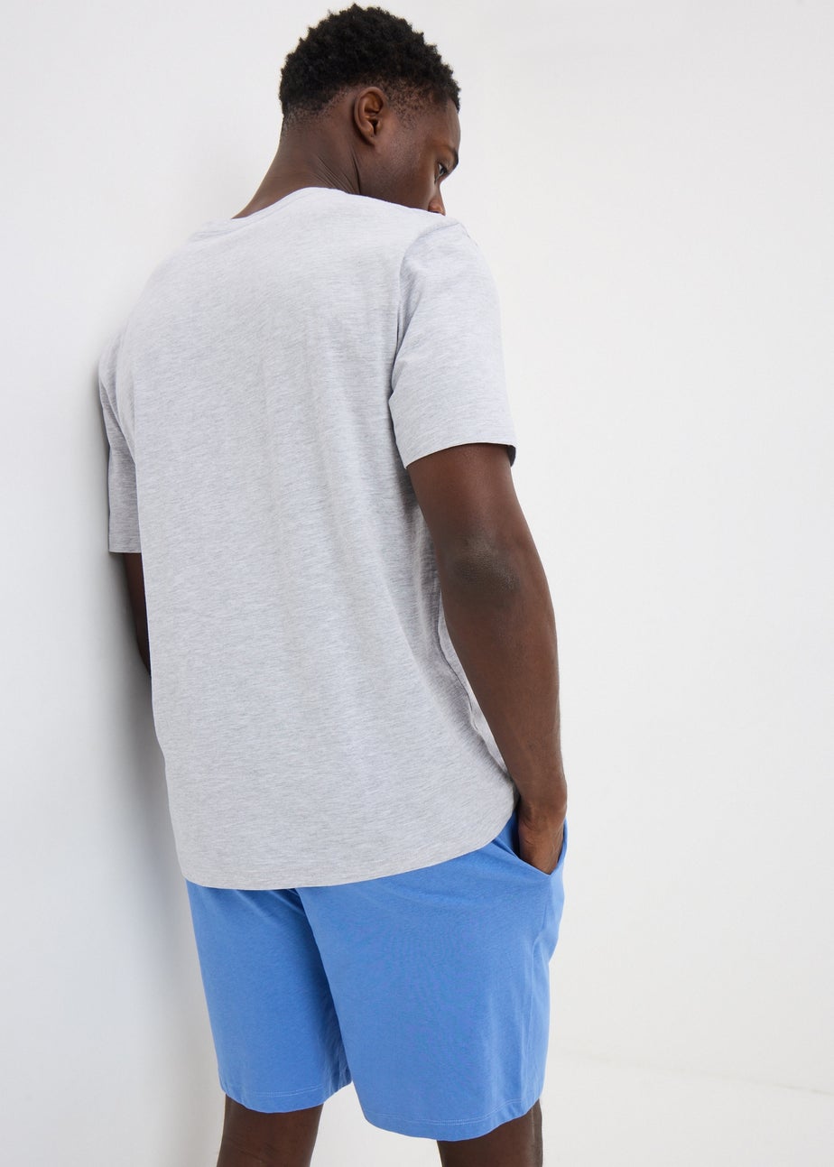 Blue Basic Short Pyjama Set