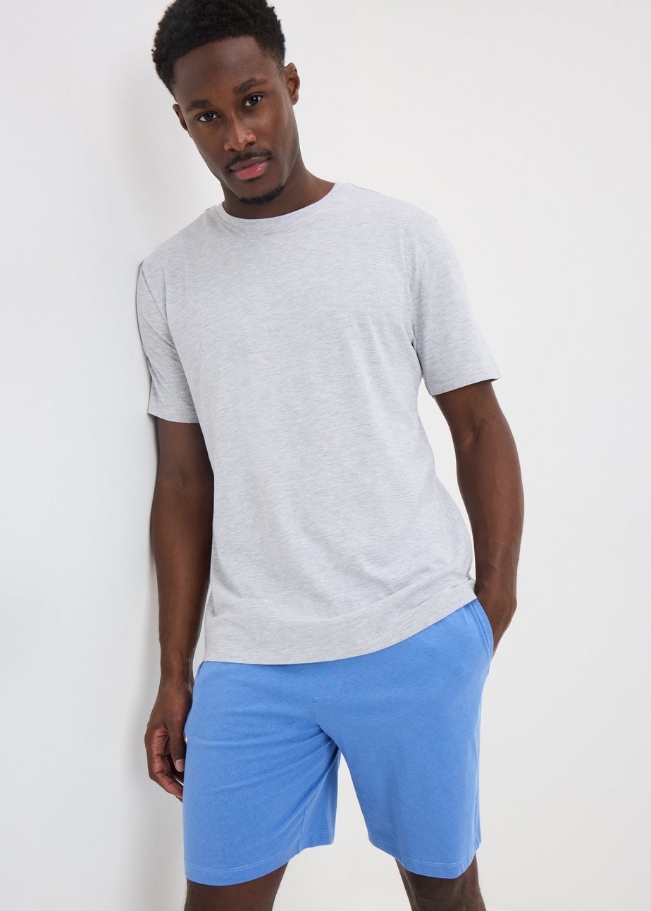 Blue Basic Short Pyjama Set