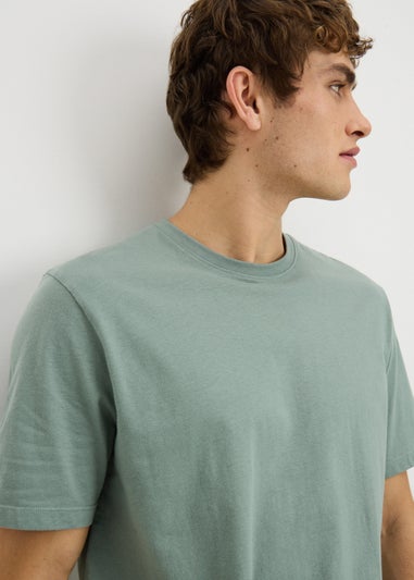 Green Basic Long Sleeve Pyjama Set