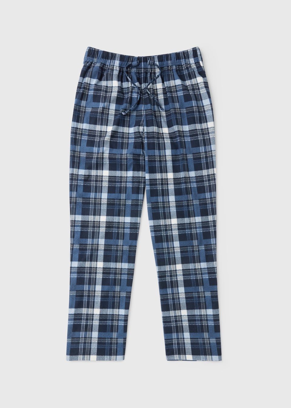 Blue Slinky Fleece Pyjama Bottoms