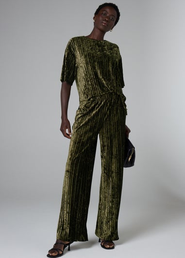 Et Vous Green Co Ord Trousers