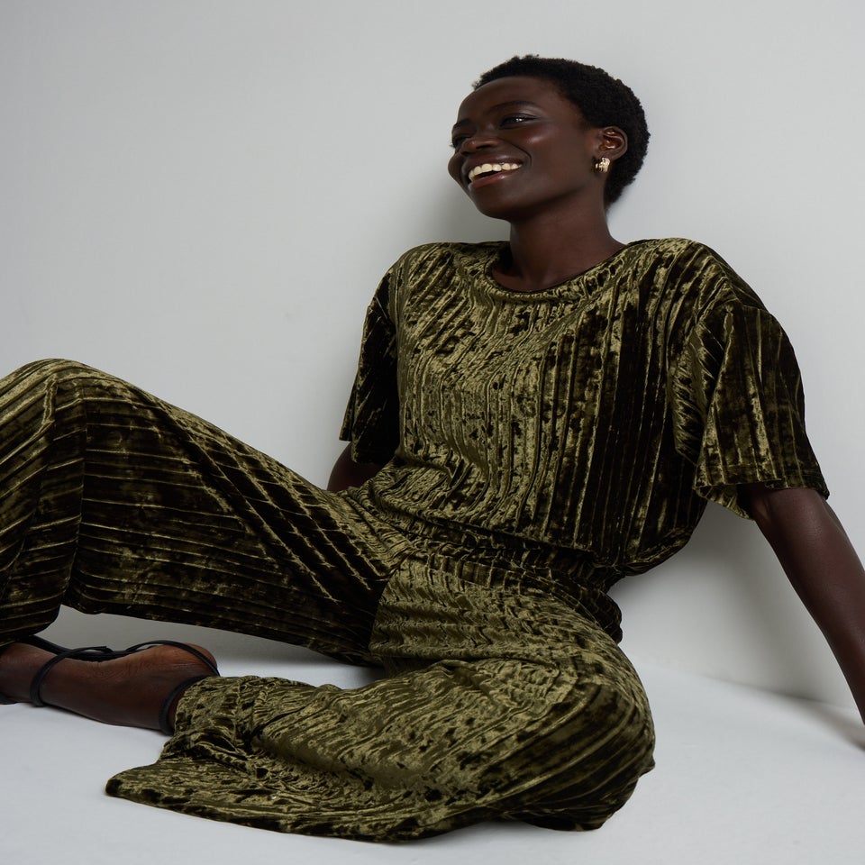 Et Vous Green Co Ord Top