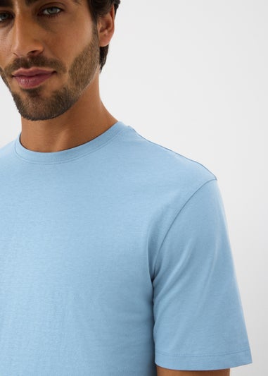 Blue Essential Crew Neck T-Shirt