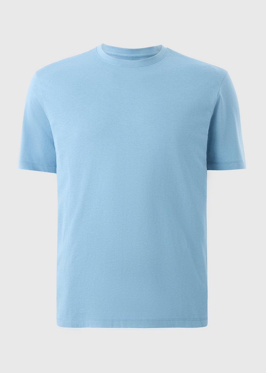 Blue Essential Crew Neck T-Shirt