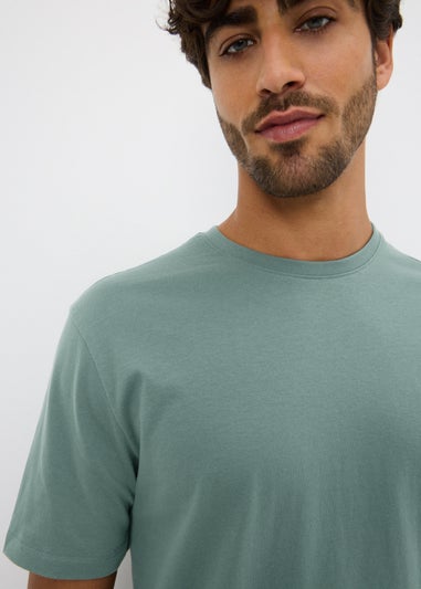 Green Esssential Crew T-Shirt