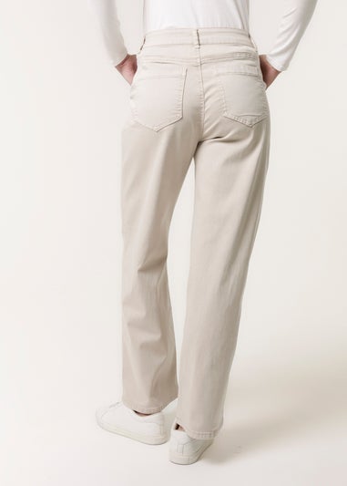 Blue Vanilla Sand Wide Leg Pocket Trouser