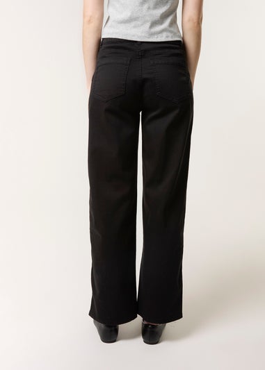 Blue Vanilla Black Wide Leg Pocket Trouser