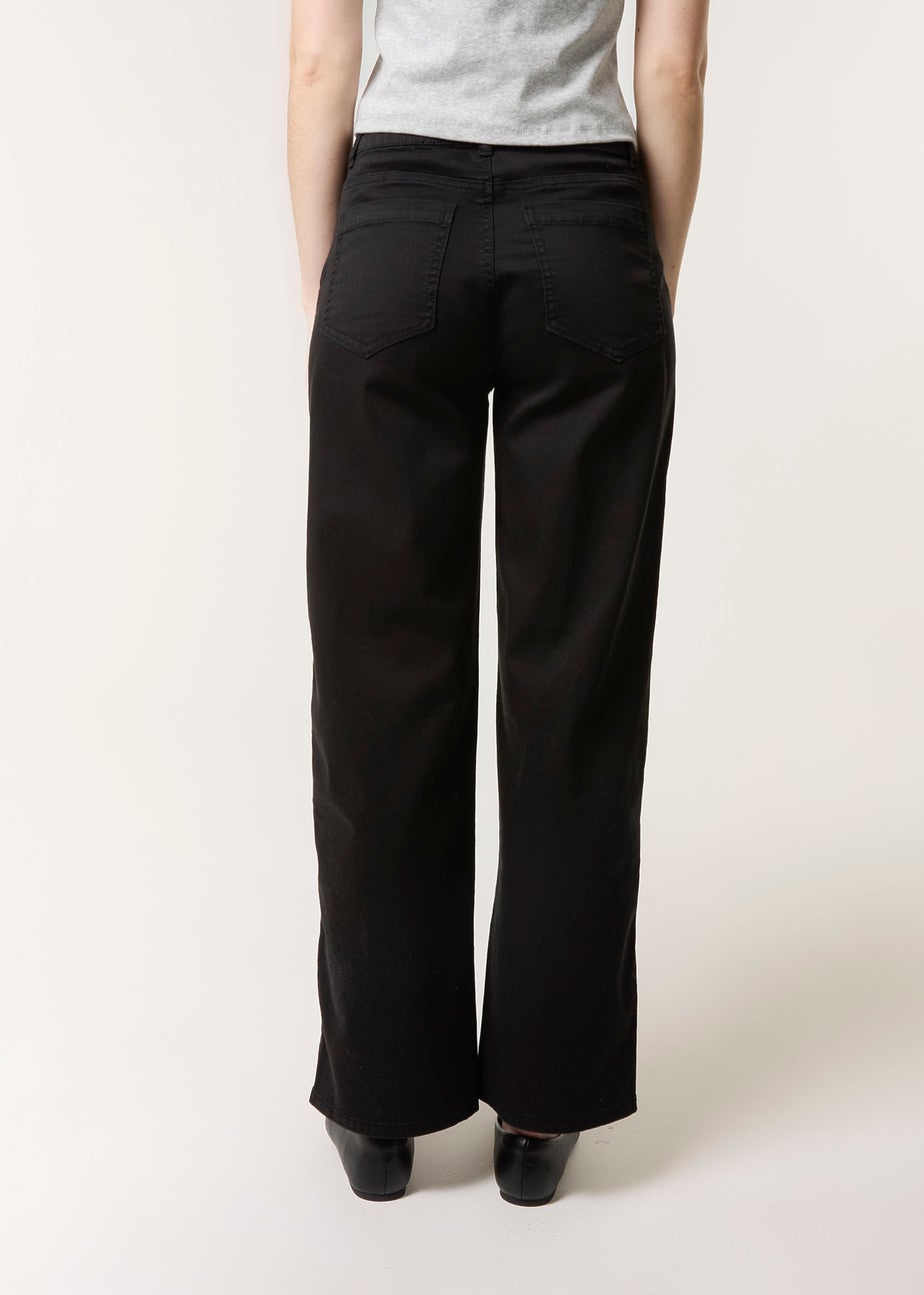 Blue Vanilla Black Wide Leg Pocket Trouser