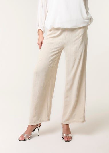 Blue Vanilla Stone Sparkle Wide Leg Trouser