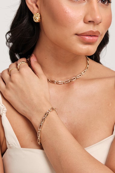 Jon Richard Gold Plated Chain Link Bracelet