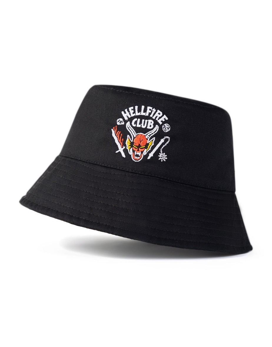 Vanilla Underground Stranger Things Black Hellfire Club Bucket Hat