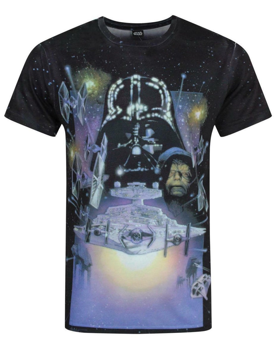 Star Wars White Darth Vader Empire Strikes Back T Shirt