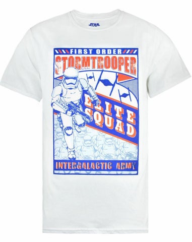 Star Wars White Stormtrooper First Order T Shirt