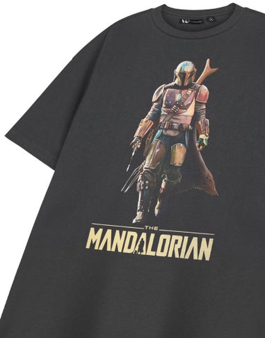 Star Wars Grey The Mandalorian T Shirt