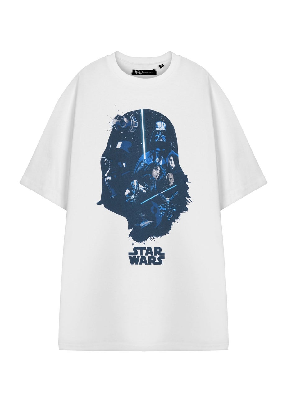 Star Wars White Darth Vader T Shirt