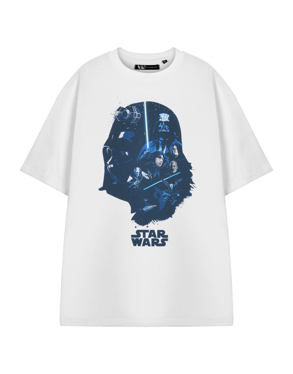 Star Wars White Darth Vader T Shirt