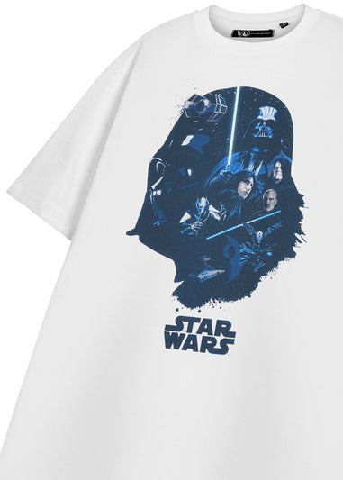 Star Wars White Darth Vader T Shirt