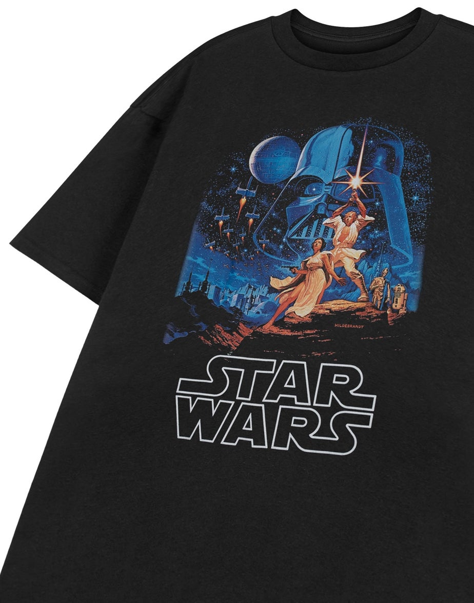 Star Wars Black Vintage T Shirt