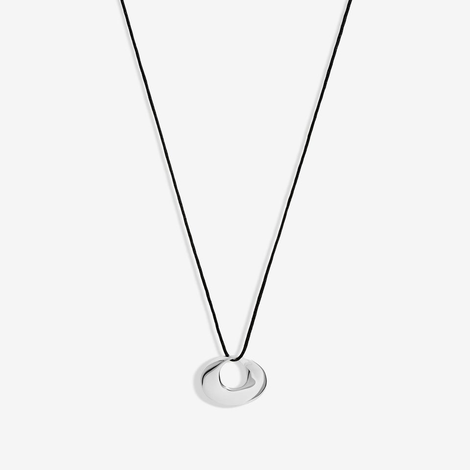 Simply Silver Sterling Silver 925 Cord Open Pendant