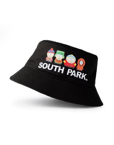 Vanilla Underground South Park Black Character Line Up Bucket Hat