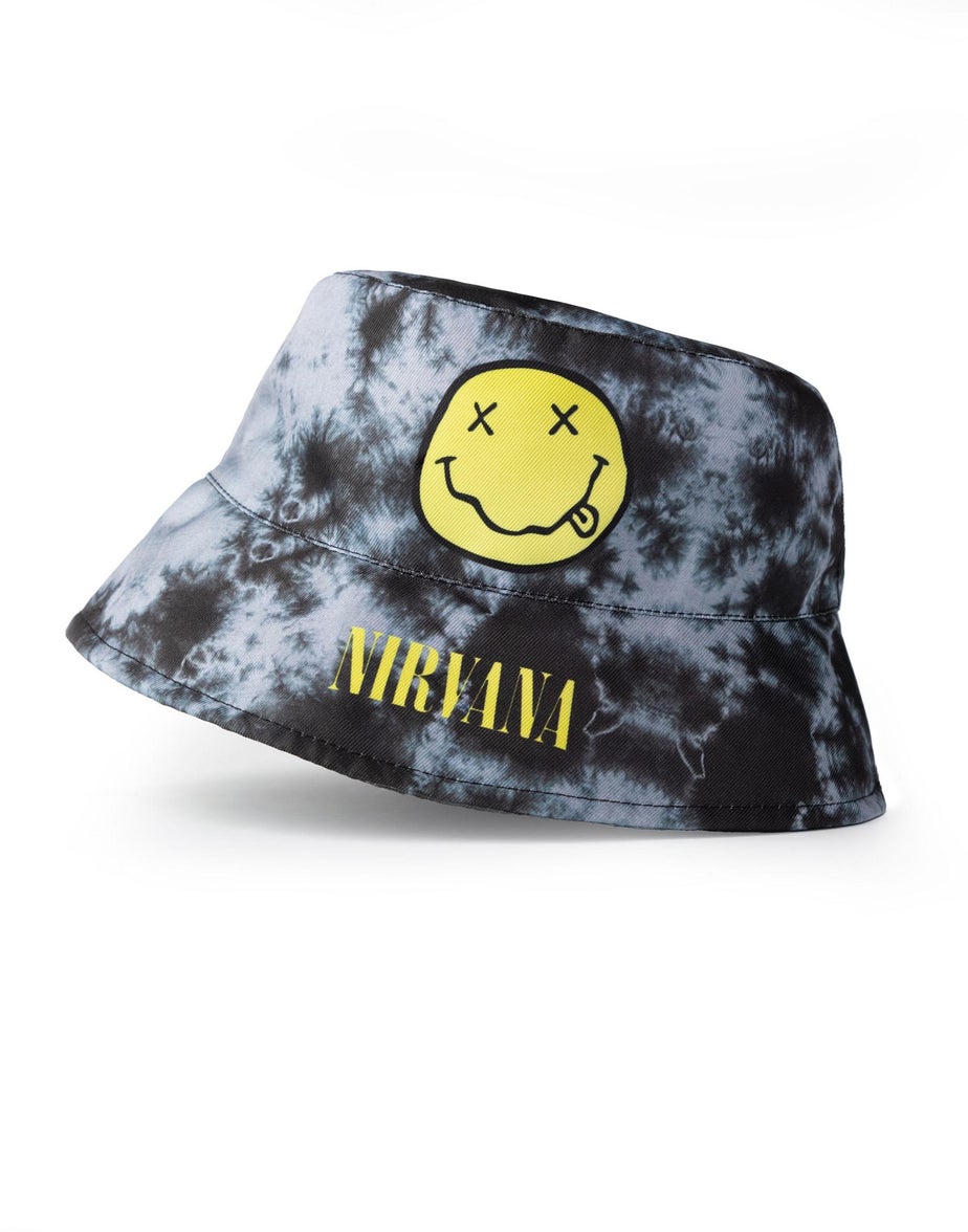 Vanilla Underground Nirvana Black Logo Bucket Hat