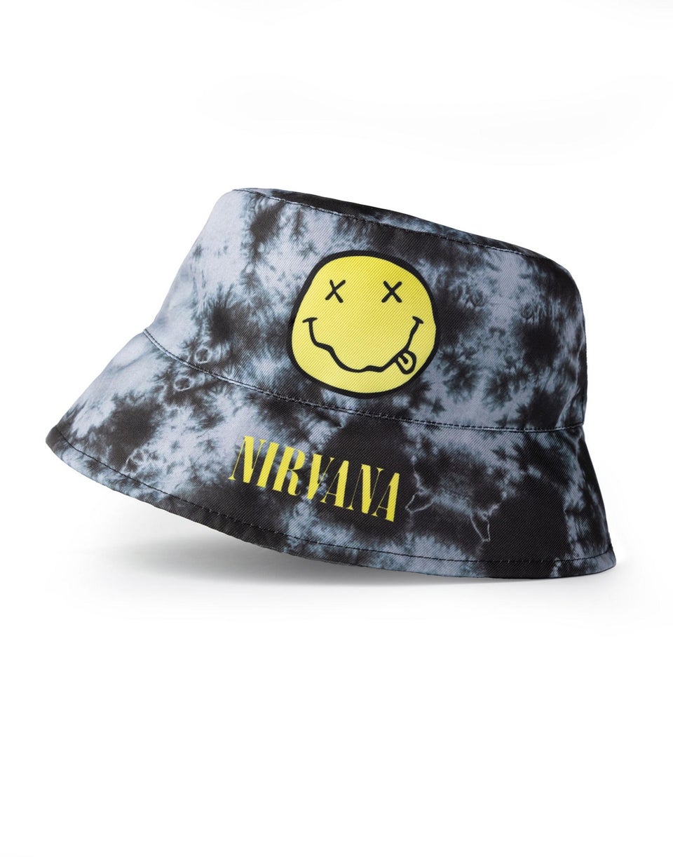 Vanilla Underground Nirvana Black Logo Bucket Hat
