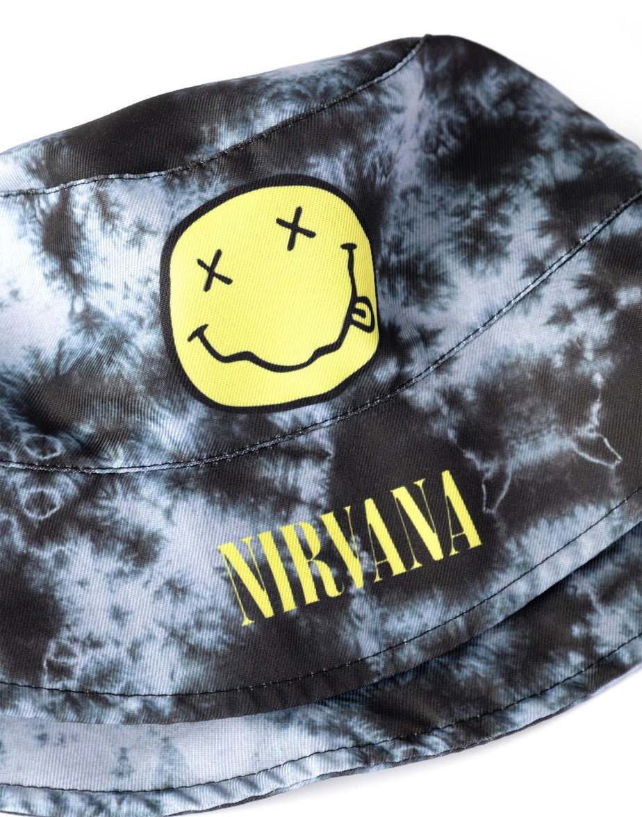 Vanilla Underground Nirvana Black Logo Bucket Hat