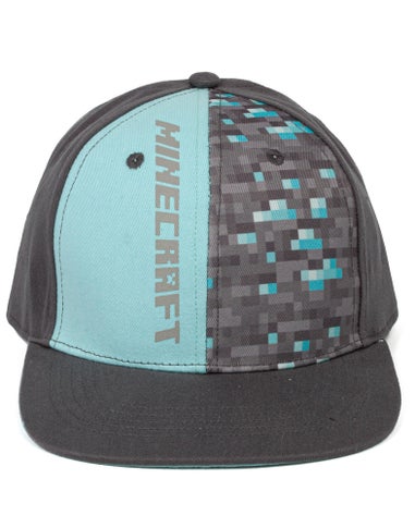 Minecraft Grey Diamond Ore Kids Youth Snapback Cap