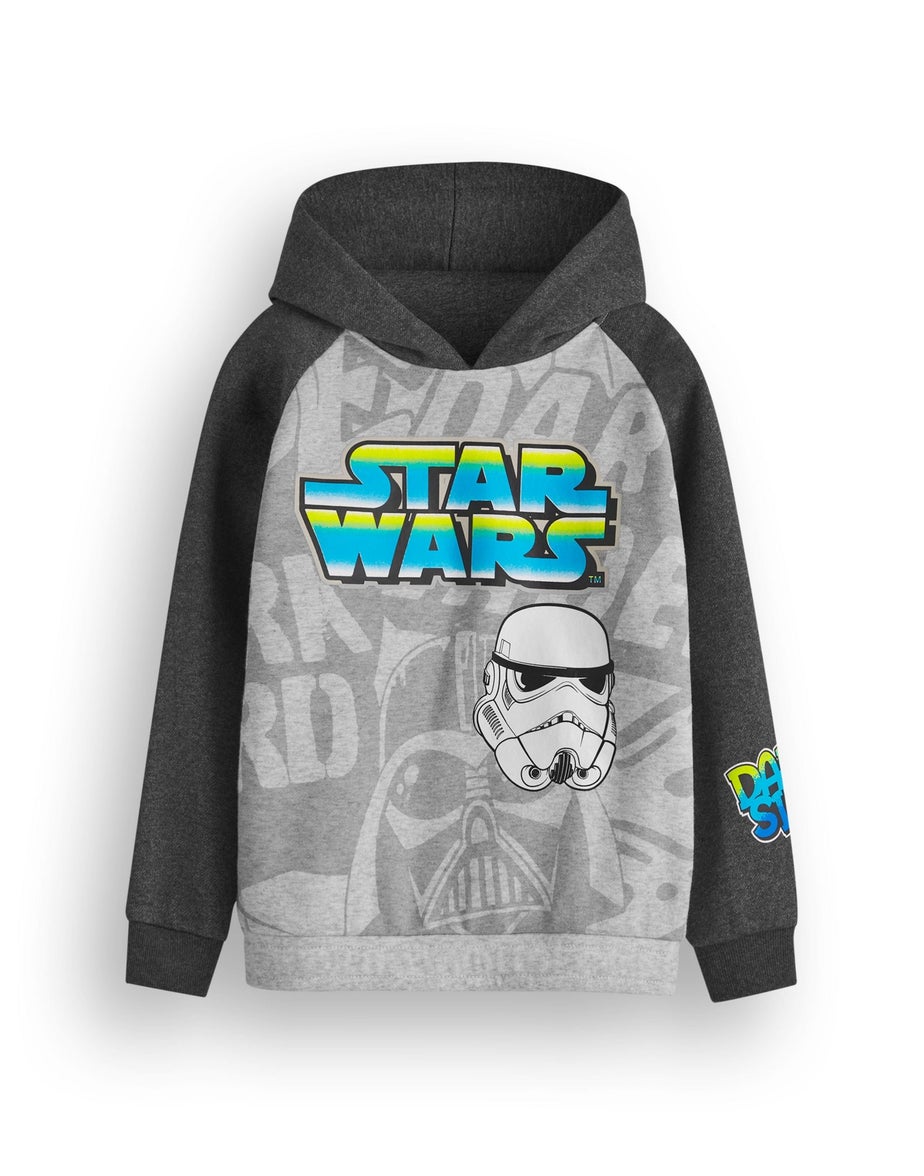 Vanilla Underground Star Wars Kids Grey Hoodie (3-10 Years)