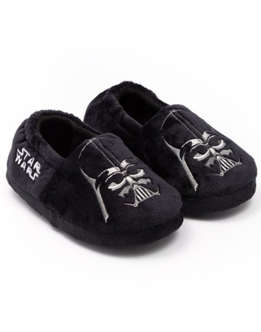 Star Wars Black Darth Vader Kids Slippers (Younger 10-Older 4)