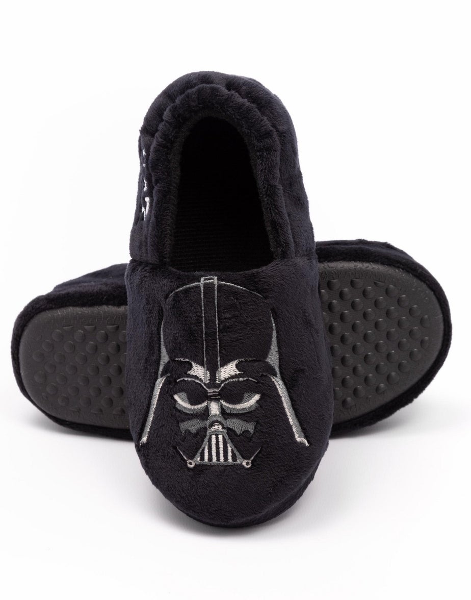 Star Wars Black Darth Vader Kids Slippers (Younger 10-Older 4)