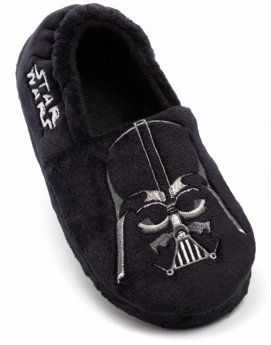 Star Wars Black Darth Vader Kids Slippers (Younger 10-Older 4)