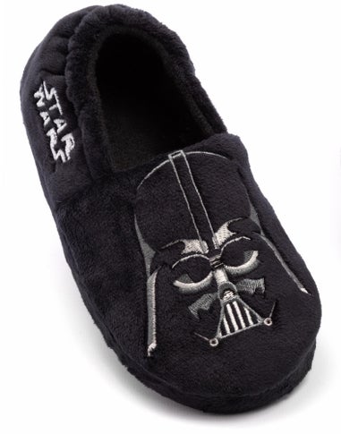 Star Wars Black Darth Vader Kids Slippers (Younger 10-Older 4)