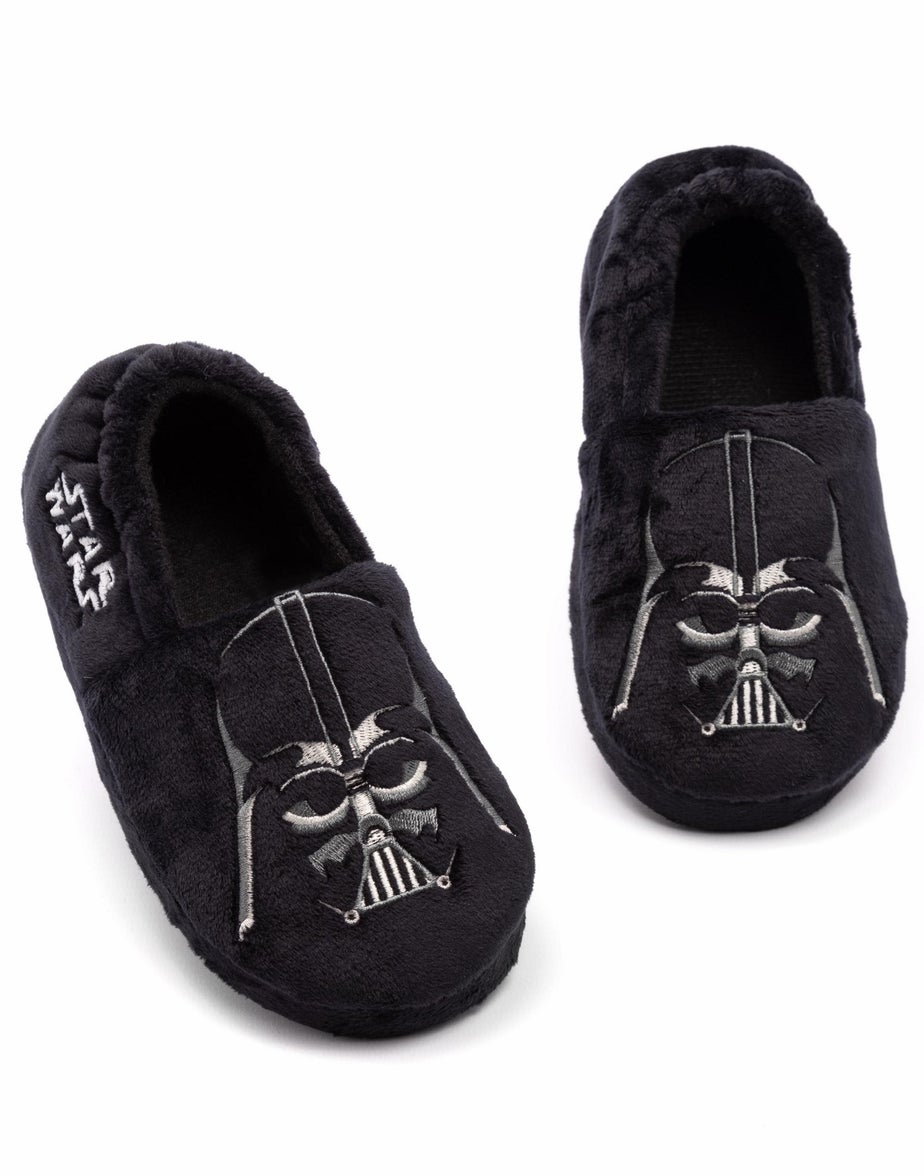 Star Wars Black Darth Vader Kids Slippers (Younger 10-Older 4)