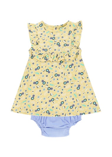 Lilly & Sid Multicoloured Sea Floral Print Top & Pant Set (0- 24 Months)