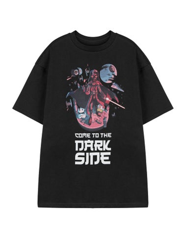 Star Wars Black Come To The Dark Side T Shirt